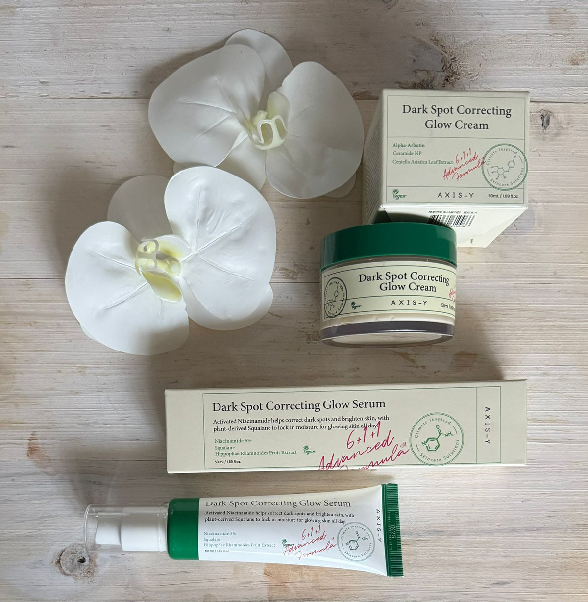 Axis-Y Serum and Cream Duo Skin Care Combo