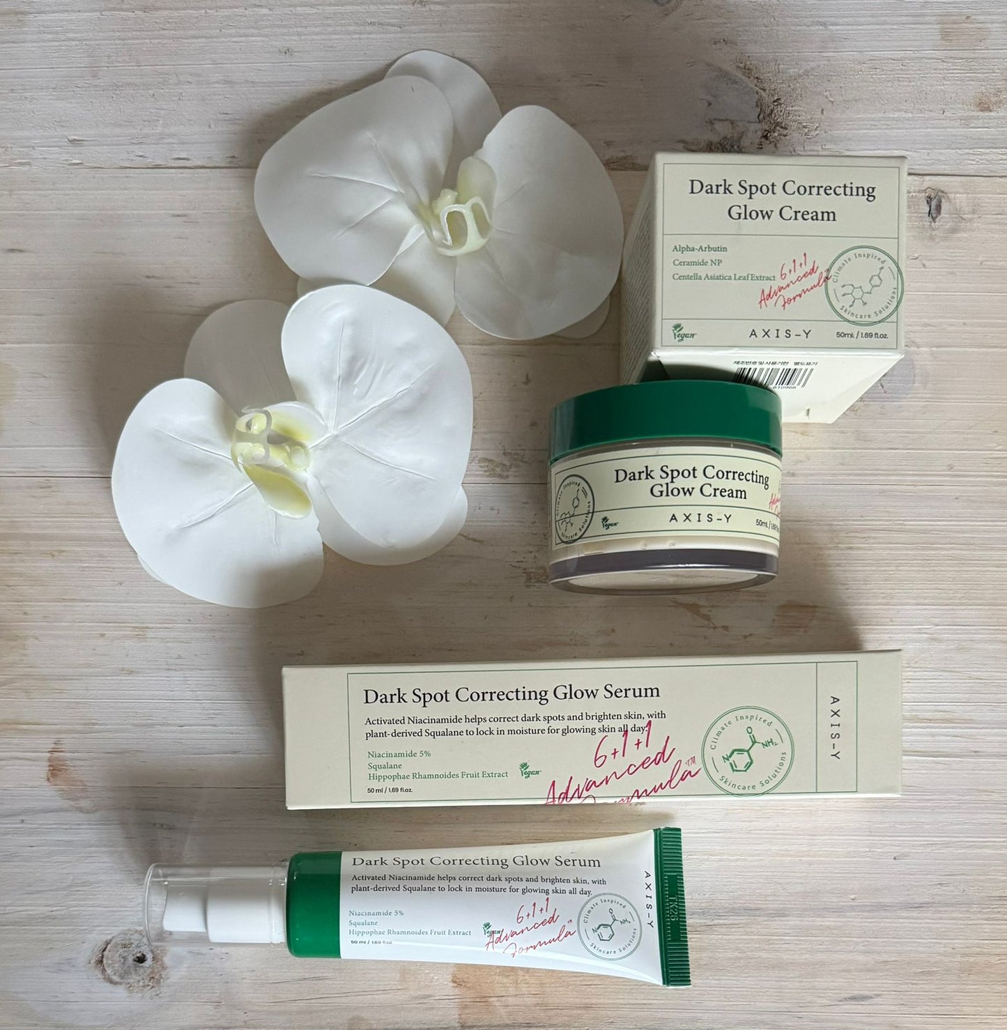 Axis-Y Serum and Cream Duo Skin Care Combo